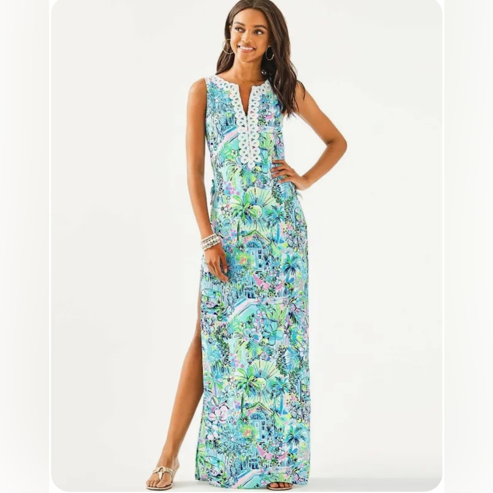 NWT Lilly Pulitzer Donna Maxi in Lilly’s House size 2